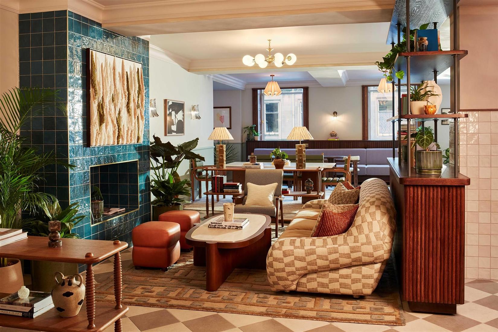 Restored Georgian townhouse hotel with large event space and private cinema in central Edinburgh