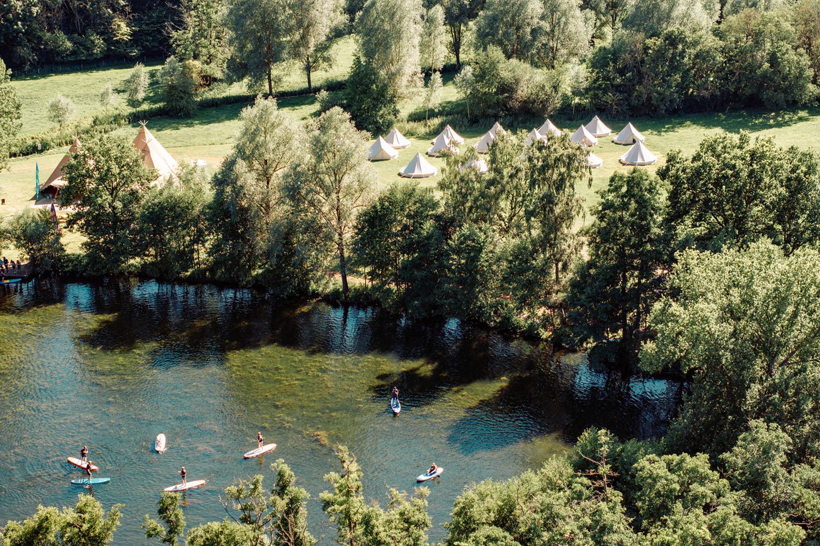 Organise your own festival at this luxury glamping spot in the woods only 1 hour from London