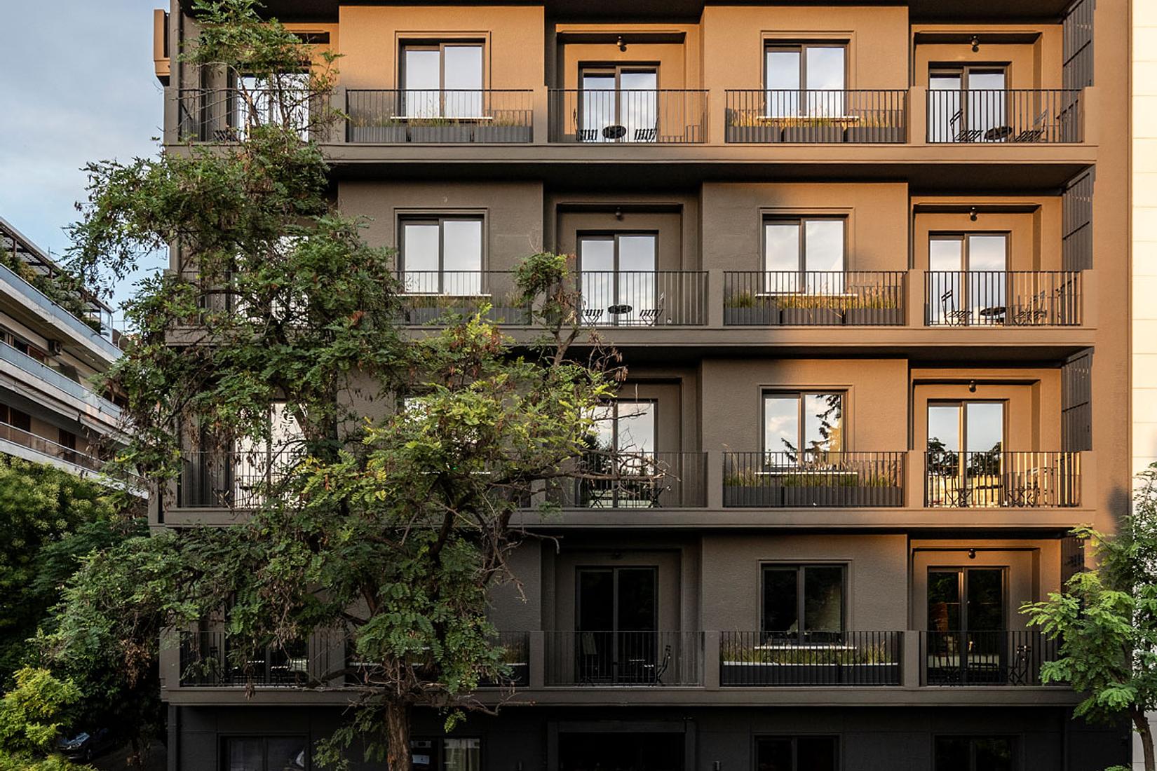 Historic building with a modern twist in the centre of Athens