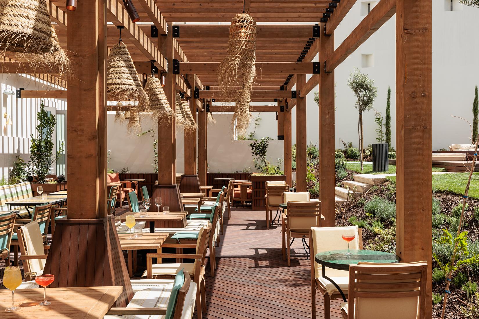 Boutique lifestyle hotel in Lisbon with outdoor pool and coworking space