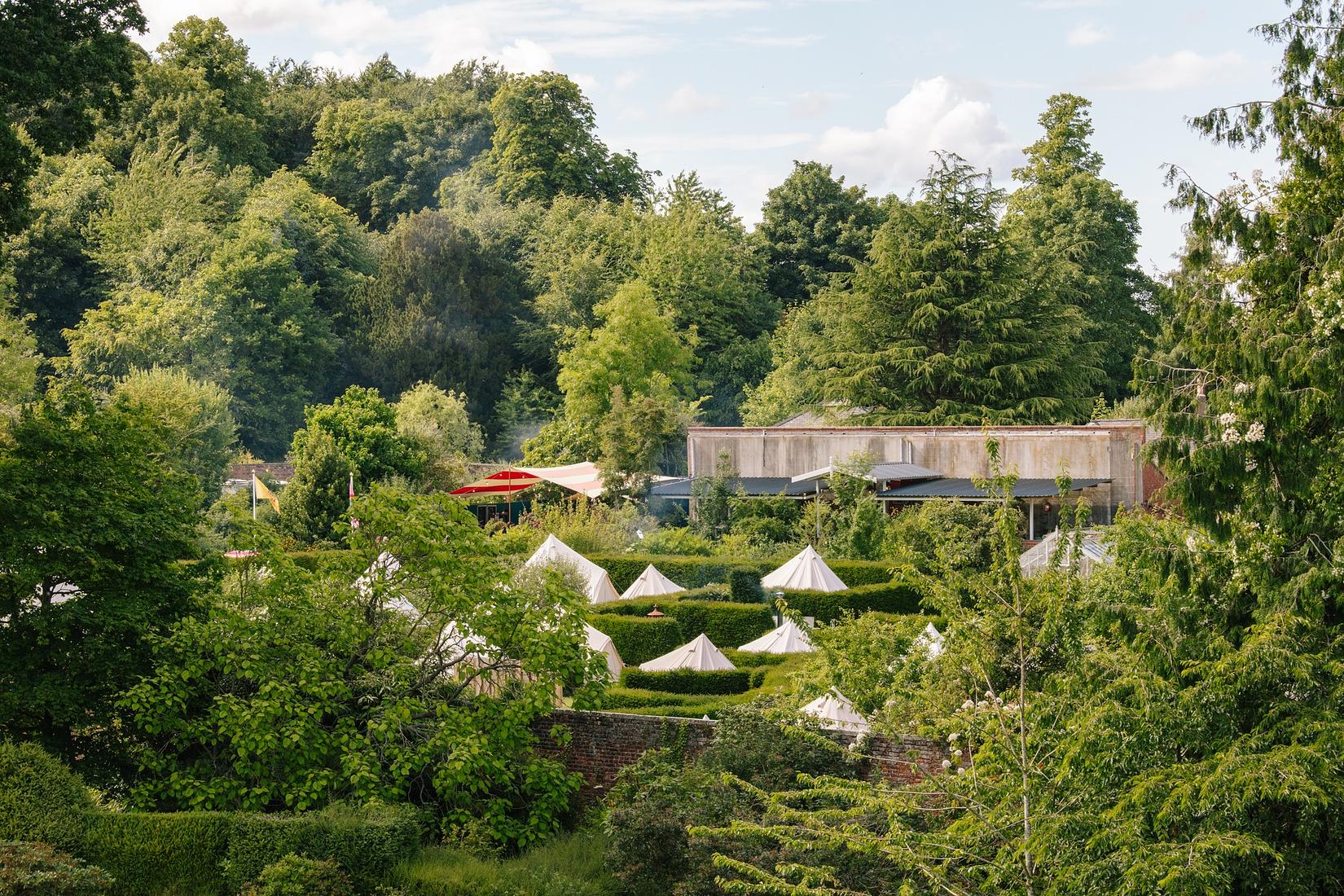 Organise a nature-filled glamping festival at this magical Welsh castle